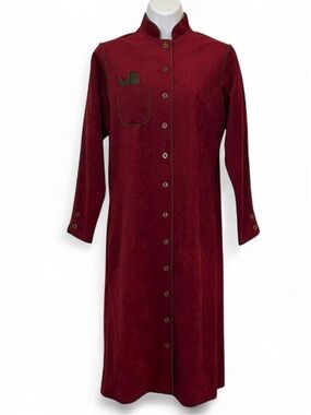 Steampunk Vampy Goth Fairy Grunge 60s Vintage Burgundy Caron Chicago Dress